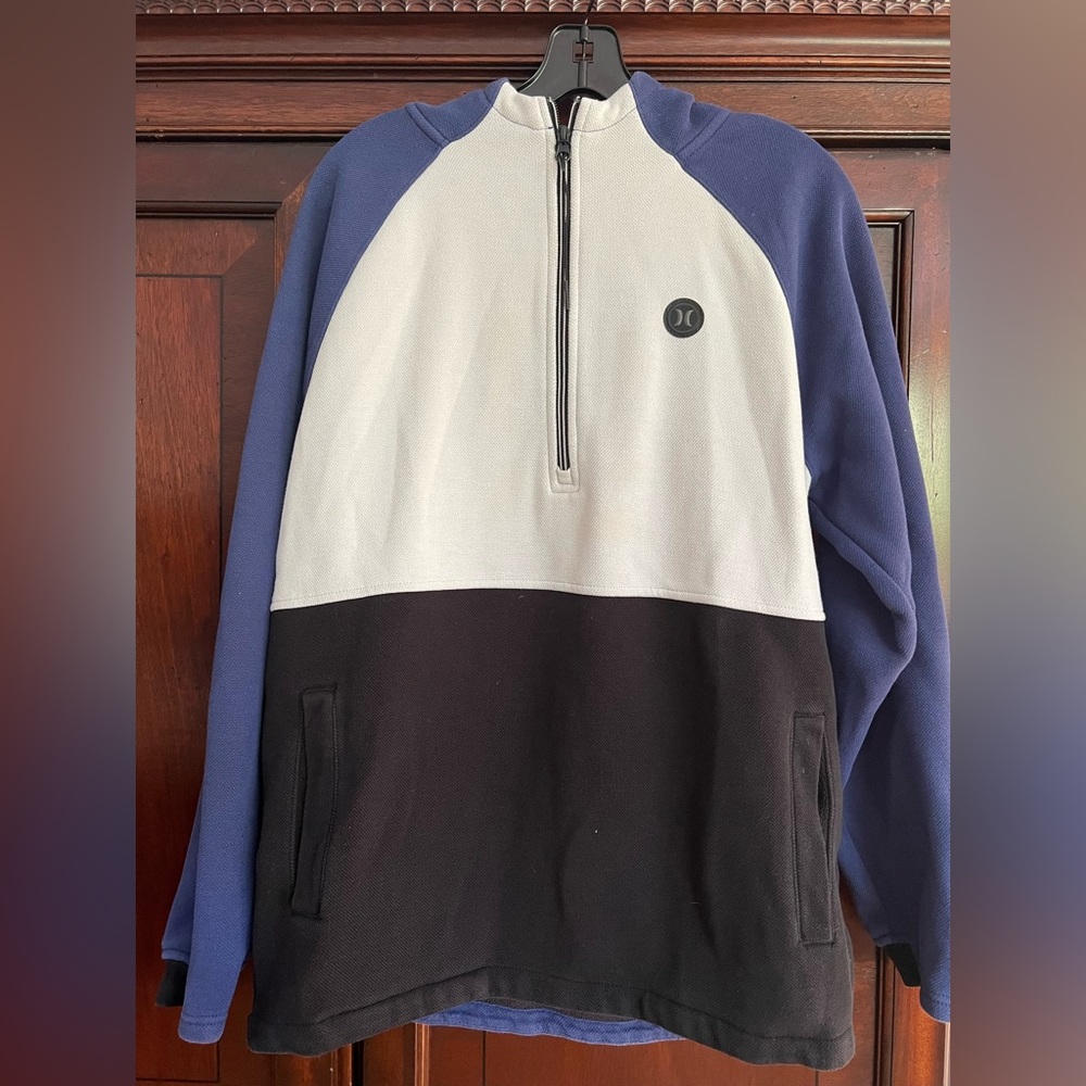 Men's Hurley quarter zip jacket Sz L